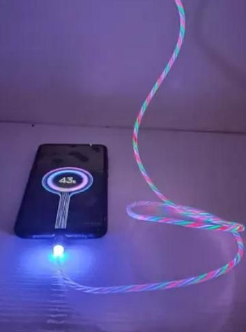 LED Light Magnetic Charger - Assorted color