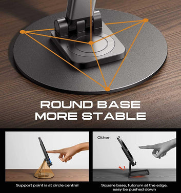 360° Rotating Aluminum Mobile Stand and Tablet